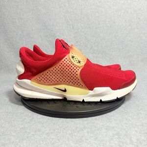 Nike Sock Dart Gym Red White Mens Running Shoes 819686-601 Size 13